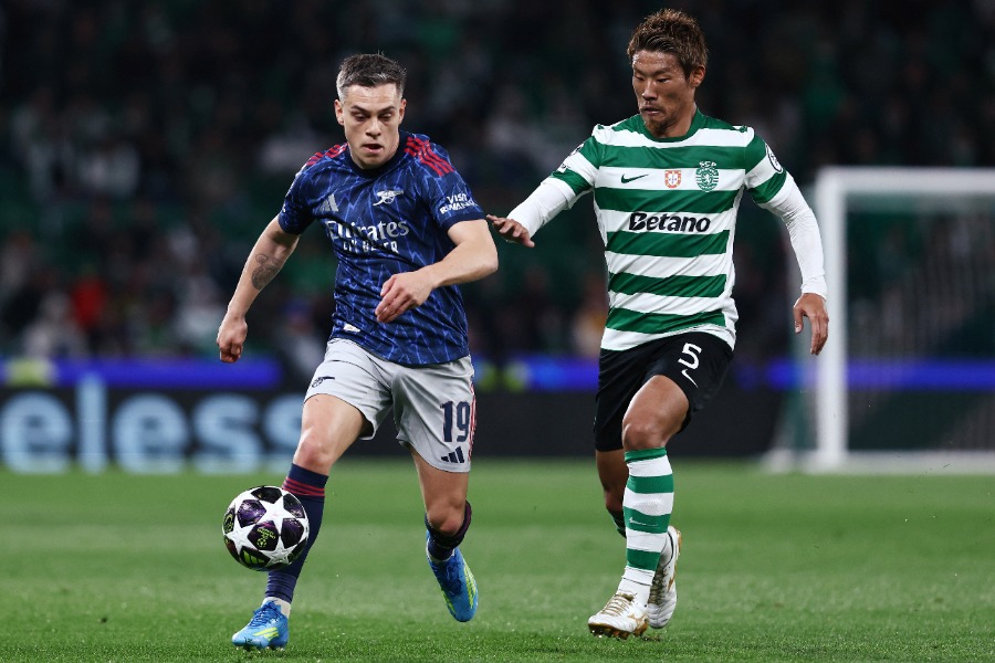 スポルティングの守田英正【写真：ロイター】