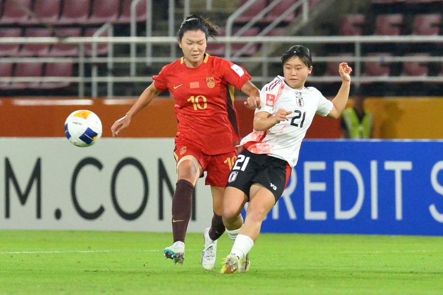 U-20日本女子代表の福島望愛【写真：新華社/アフロ】