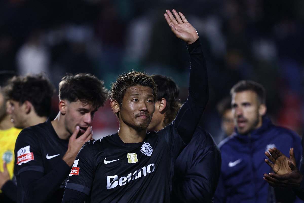 スポルティングの守田英正【写真：ロイター】