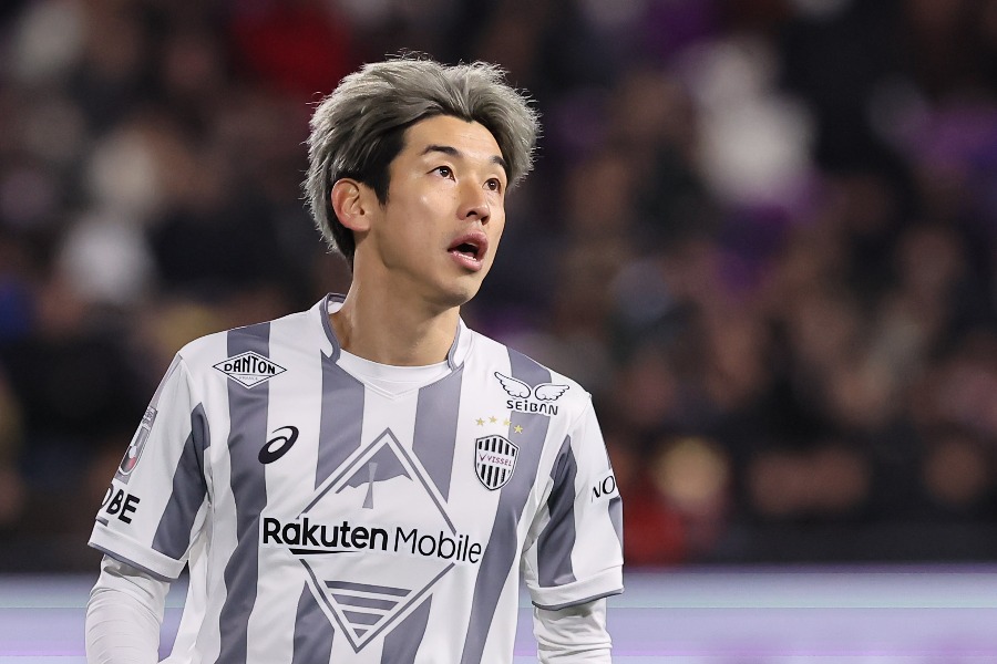 神戸の大迫勇也【写真：柳瀬心祐】