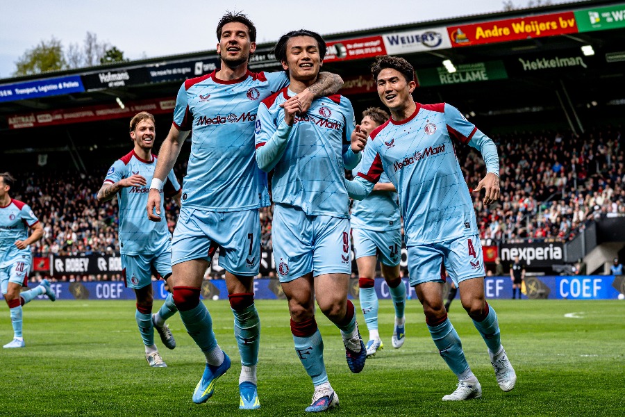 フェイエノールトの上田綺世【写真：REX/アフロ】