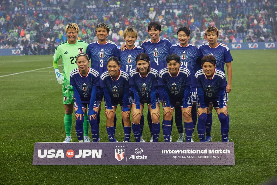 アメリカ遠征に臨んだなでしこジャパン【写真：ZUMA Press/アフロ】