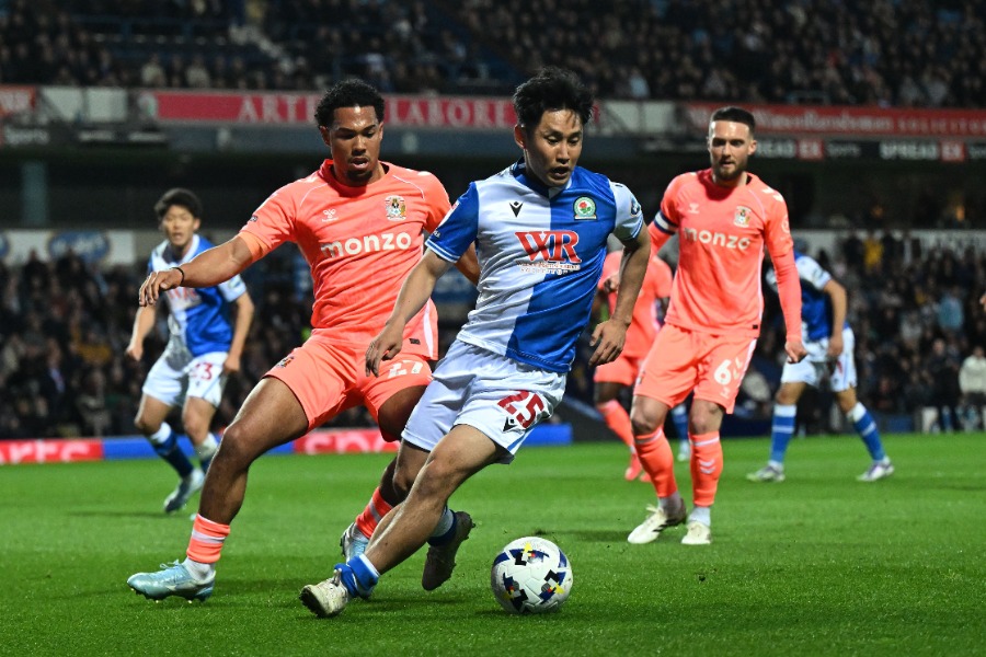 ブラックバーンの森下龍矢【写真：REX/アフロ】