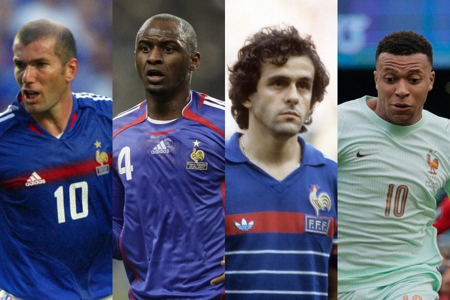 フランス代表ベストイレブンに選ばれた名選手たちは？【写真：ロイター&Action Images &アフロ】
