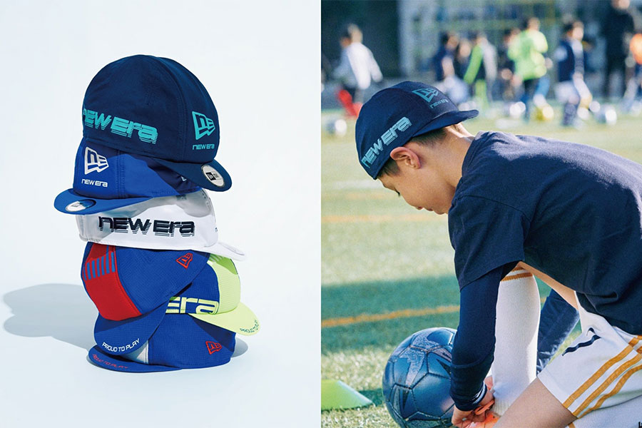 ニューエラがジュニアサッカーに特化したモデルを開発