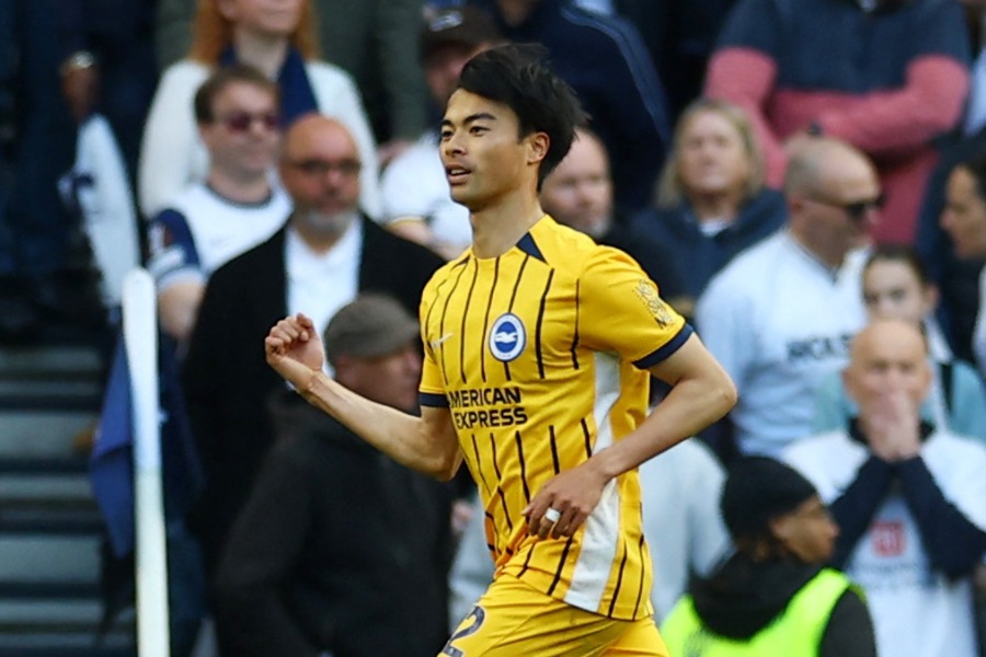 ブライトンの三笘薫【写真：ロイター】