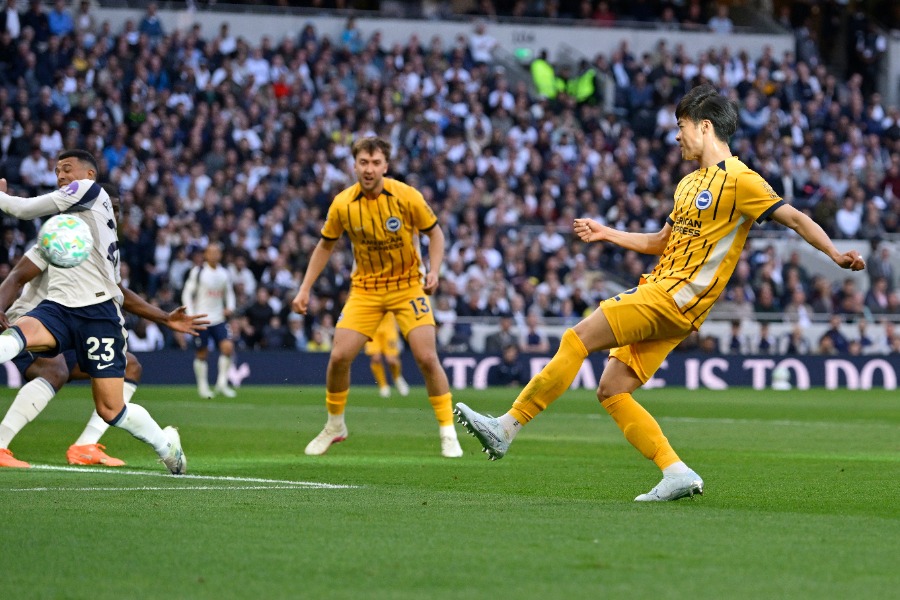 ブライトンの三笘薫【写真：REX/アフロ】