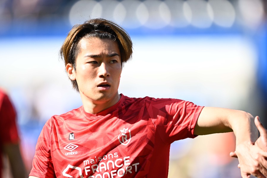 スタッド・ランスの中村敬斗【写真：徳原隆元】