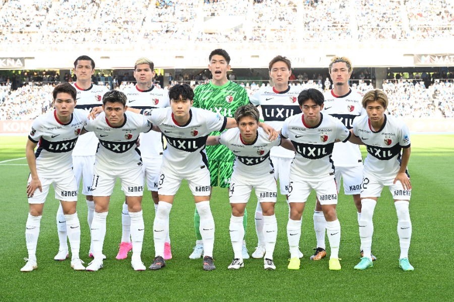 鹿島アントラーズのイレブン【写真：徳原隆元】