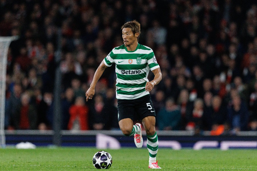 スポルティングの守田英正【写真：アフロ】