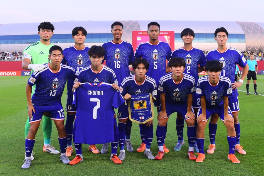 昨年開催されたU-17W杯に臨んだU-17日本代表【写真：MEXSPORT/アフロ】