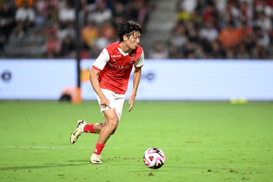 スタッド・ランスの中村敬斗【写真：徳原隆元】