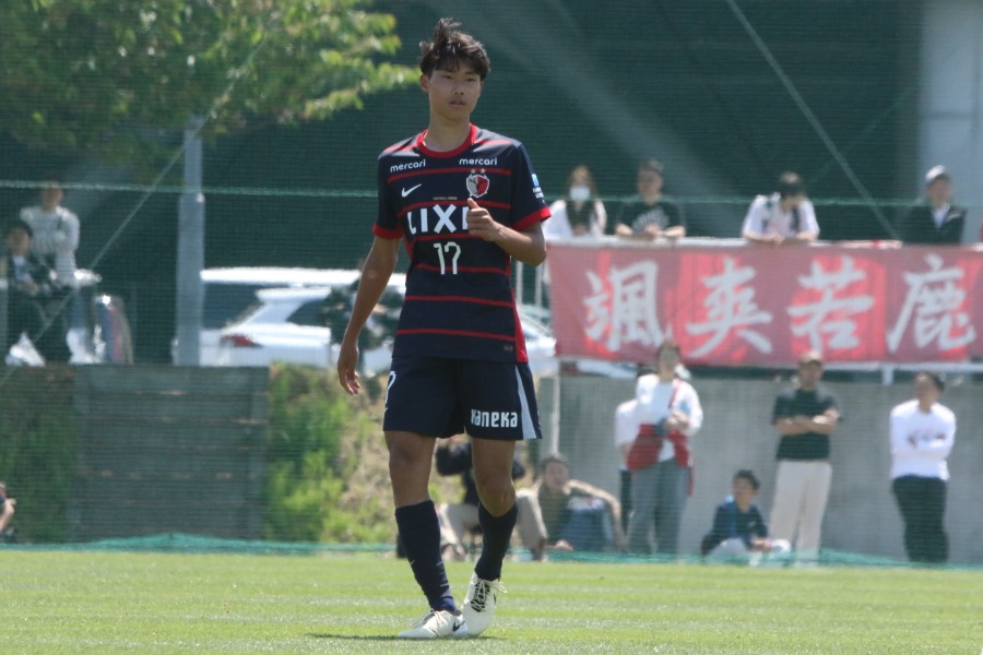 鹿島ユースの石渡智也【写真：安藤隆人】