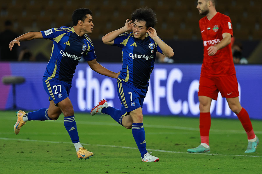 相馬勇紀が決勝ゴールを決めた【写真：(C) AFC】