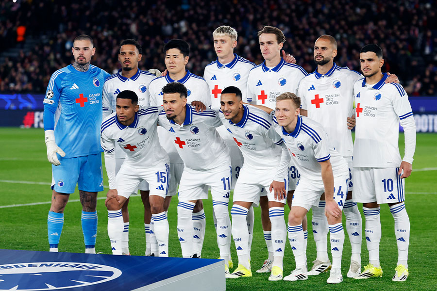 コペンハーゲンの特別ユニフォームに注目【写真：なかしまだいすけ/アフロ】