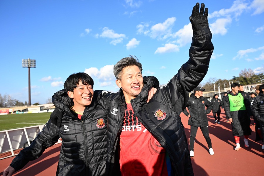 福島のカズ【写真：徳原隆元】