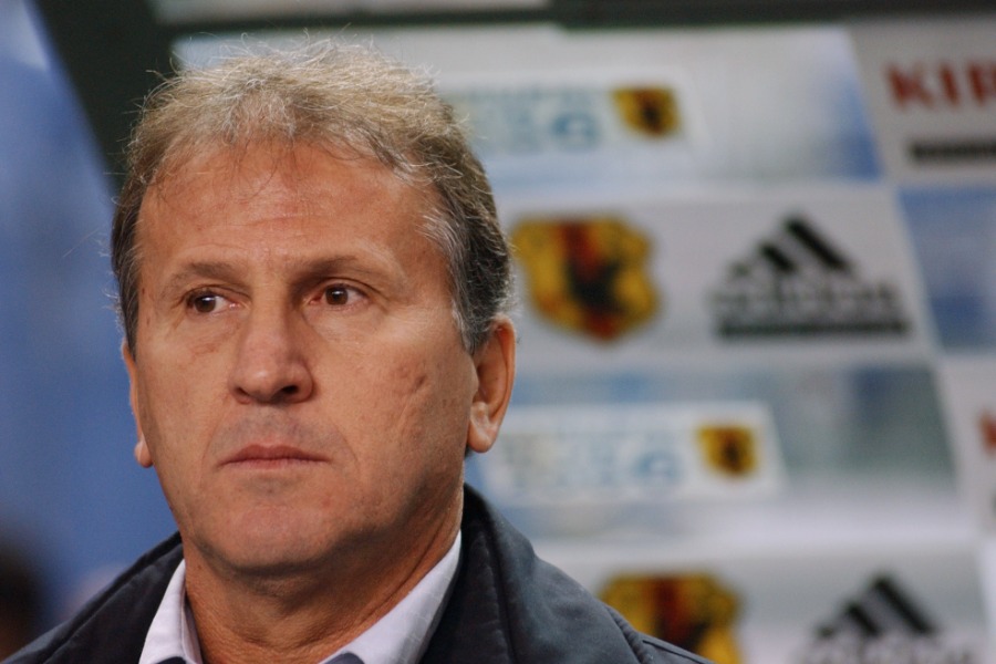 日本代表を率いたジーコ監督【写真：徳原隆元】