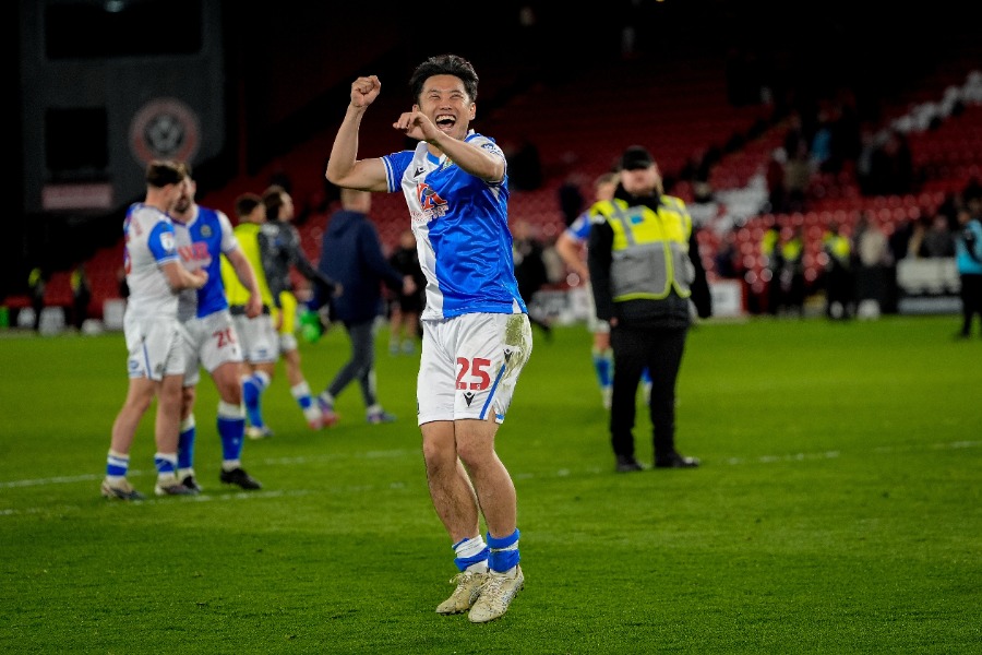 ブラックバーンの森下龍矢【写真：ZUMA Press/アフロ】