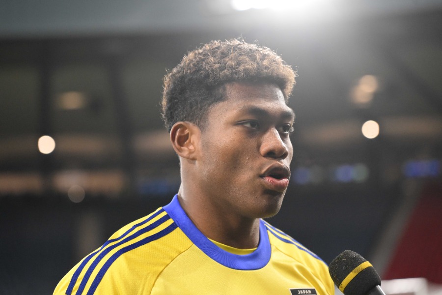 パルマに所属する日本代表GK鈴木彩艶【写真：徳原隆元】