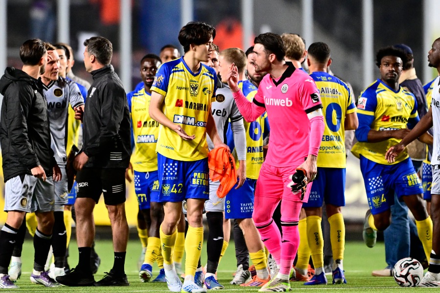 シント＝トロイデンの後藤啓介が試合後に一触即発【写真：PsnewZ/アフロ】