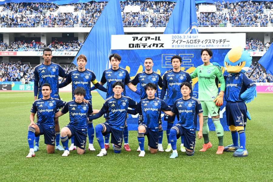 ACLEの決勝戦に挑むFC町田ゼルビア【写真：徳原隆元】