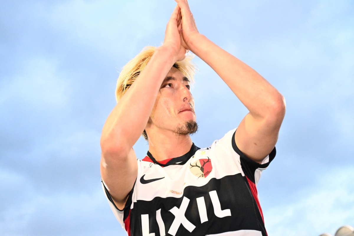 鹿島アントラーズの鈴木優磨【写真：徳原隆元】