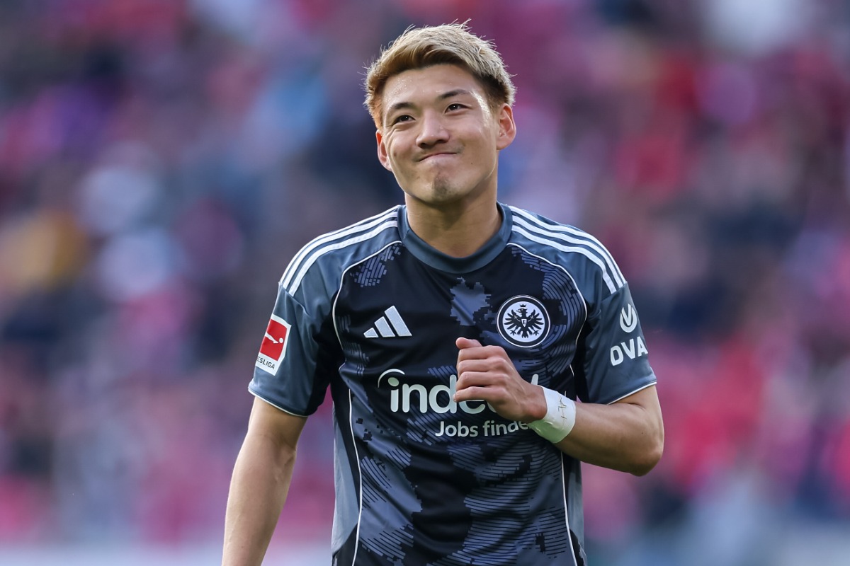 フランクフルトの堂安律【写真：picture alliance/アフロ】