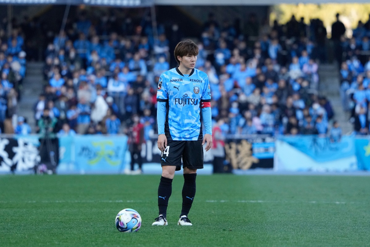 川崎フロンターレの脇坂泰斗【写真：増田美咲】