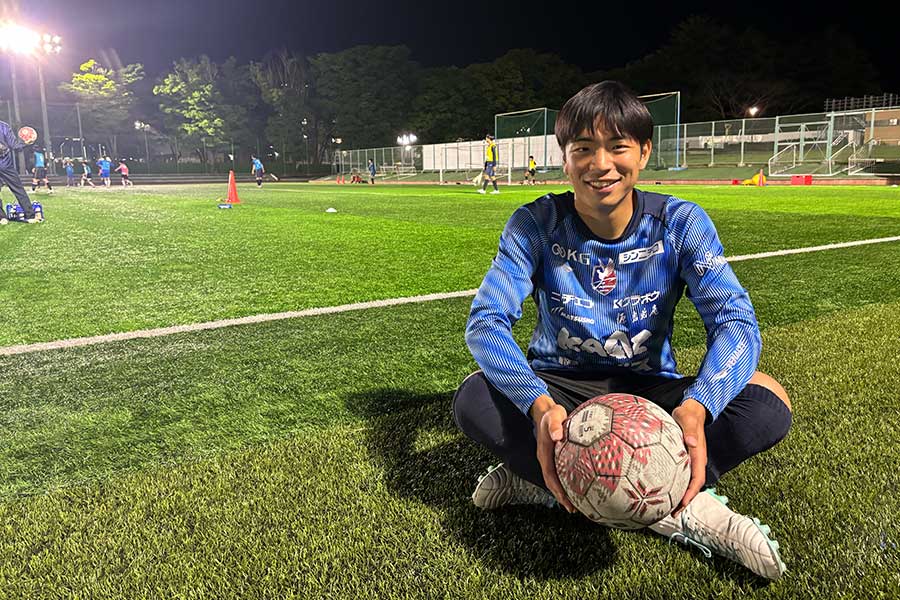 筑波大学の小川遼也【写真：安藤隆人】