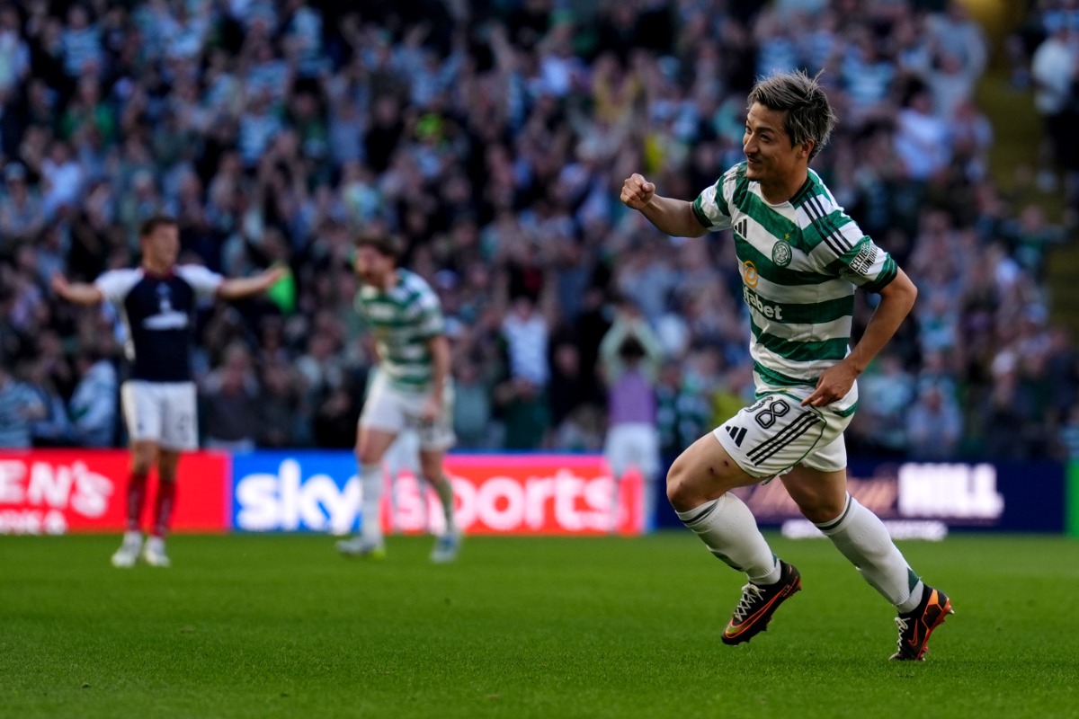 セルティックの前田大然【写真：PA Images/アフロ】