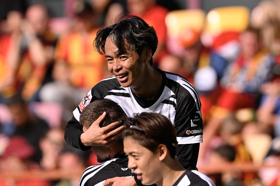 シント=トロイデンの伊藤涼太郎【写真：Belga Image/アフロ】