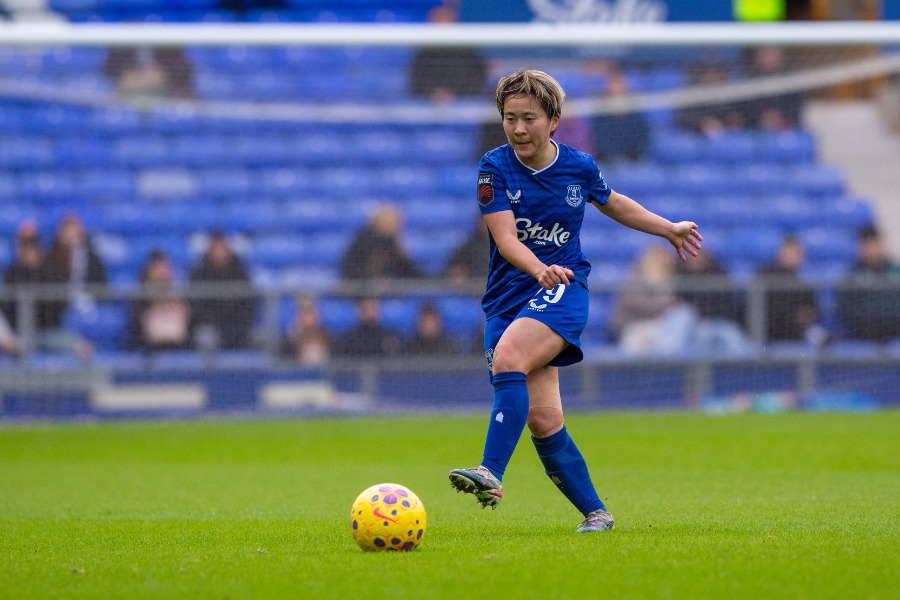 エバートン女子の籾木結花【写真：REX/アフロ】