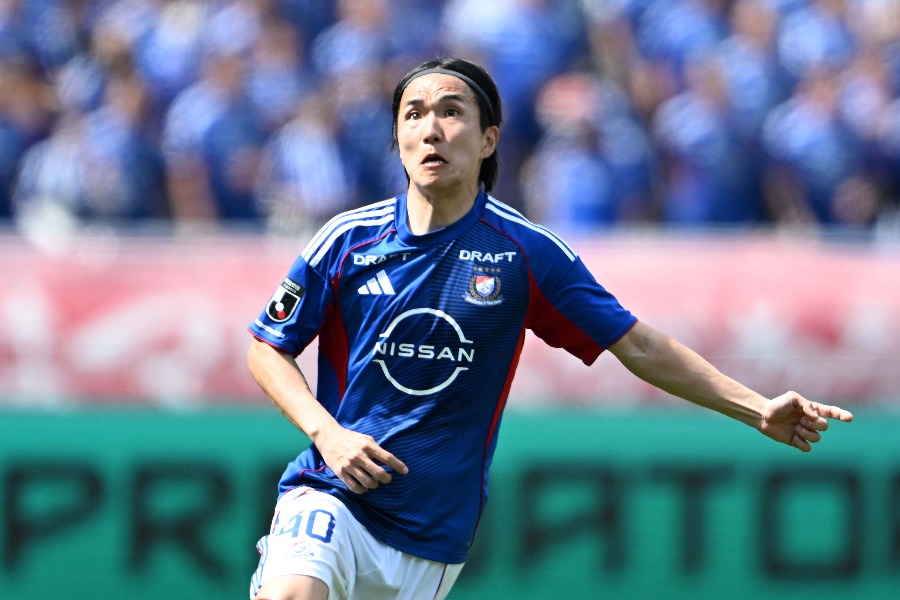 横浜FMの天野純【写真：徳原隆元】