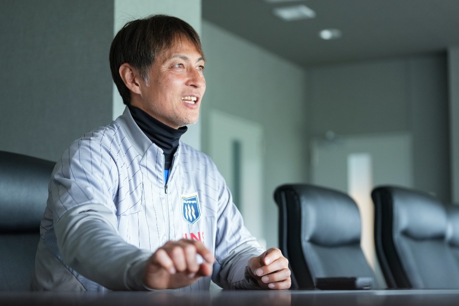 永井雄一郎氏がA代表初出場初ゴールの韓国戦を振り返った【写真：イワモトアキト】