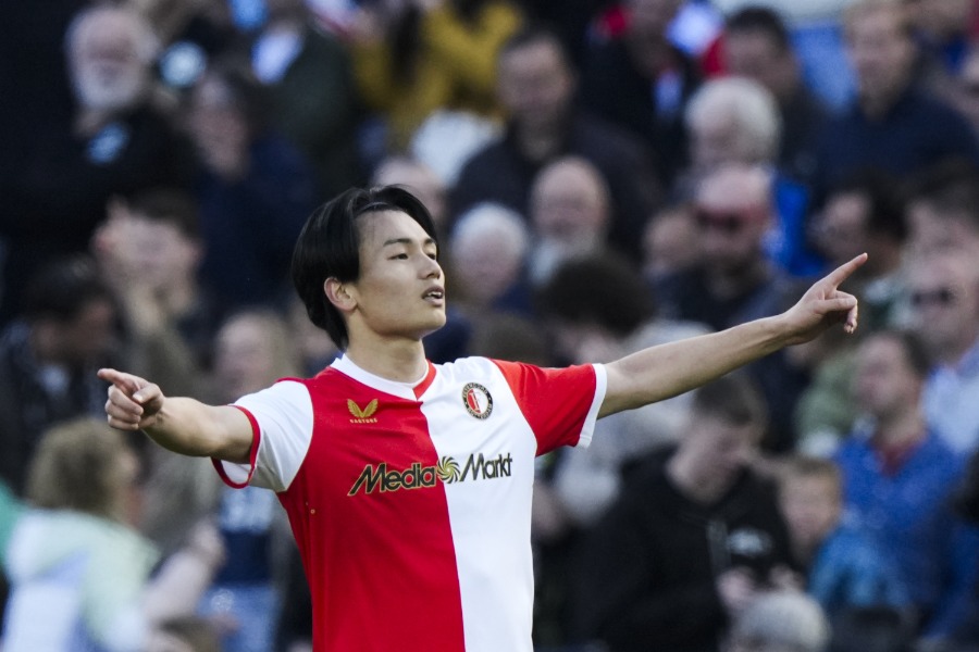 フェイエノールトの上田綺世【写真：ANP Photo/アフロ】