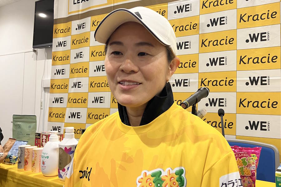 ゲストとして登場した澤穂希さん【写真：FOOTBALL ZONE編集部】