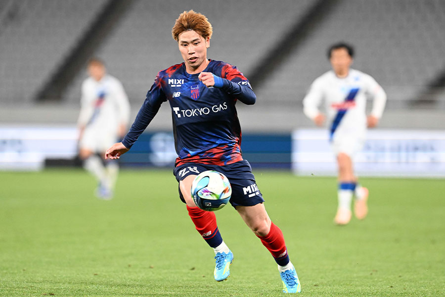 野澤零温が川崎戦でゴールを決めた【写真：徳原隆元】