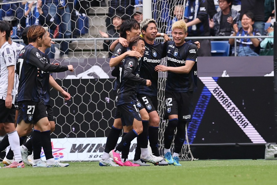 ガンバ大阪はヴィッセル神戸に5-0で快勝した【写真：柳瀬心祐】