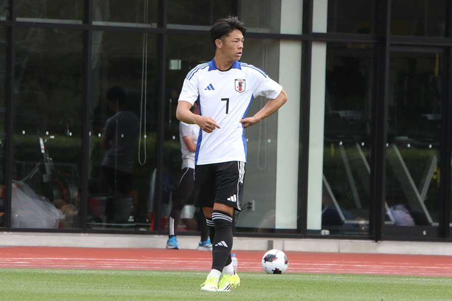 U-19日本代表に初選出された行友祐翔【写真：安藤隆人】