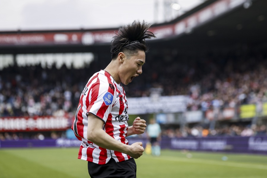スパルタ・ロッテルダムの三戸舜介【写真：ANP Photo/アフロ】