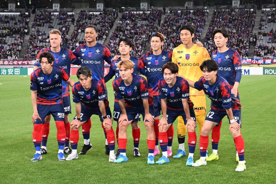FC東京のイレブン【写真：徳原隆元】