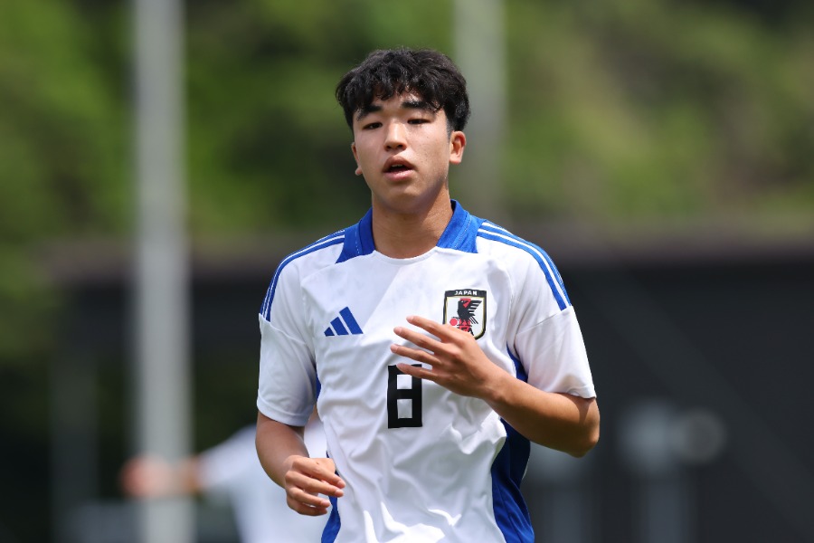 U-17日本代表の北原槙【写真：YUTAKA/アフロスポーツ】