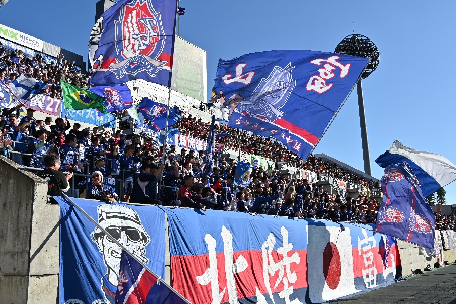 今季J2で戦うカターレ富山【写真：アフロ】