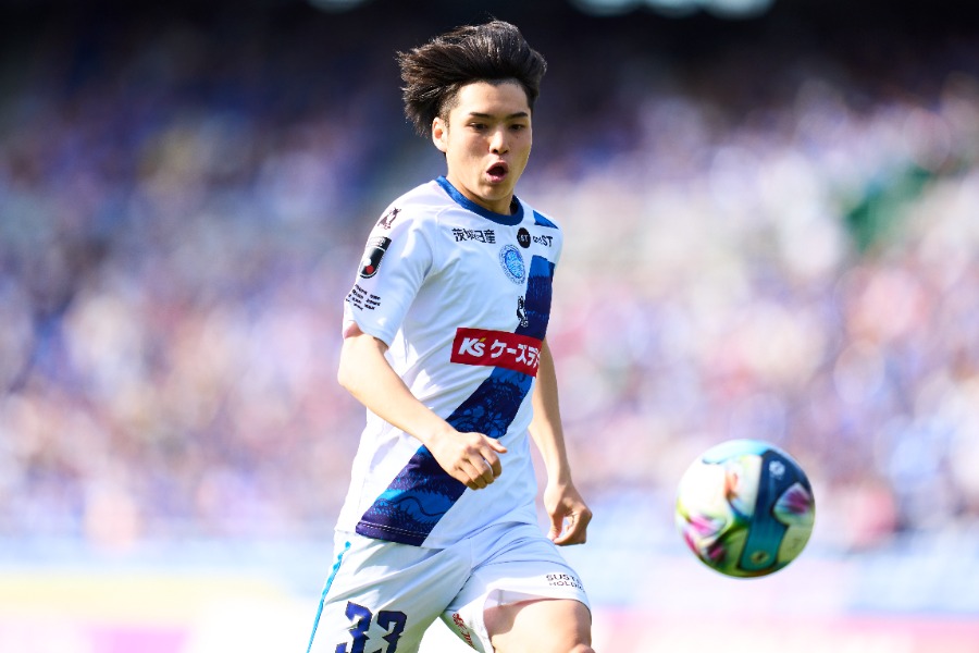 水戸の安藤晃希【写真：アフロスポーツ】