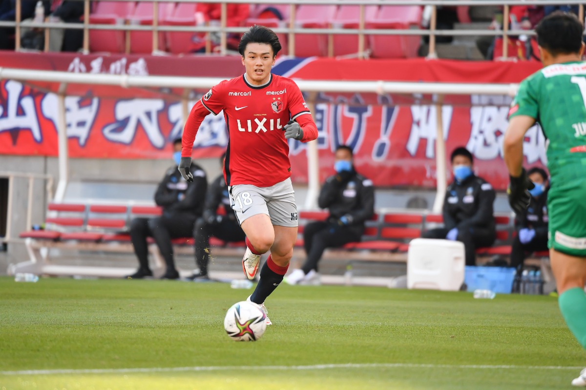 かつて鹿島でプレーした日本代表の上田綺世【写真：小林 靖】