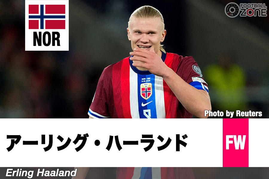 初のW杯へ挑むハーランド【写真:ロイター】