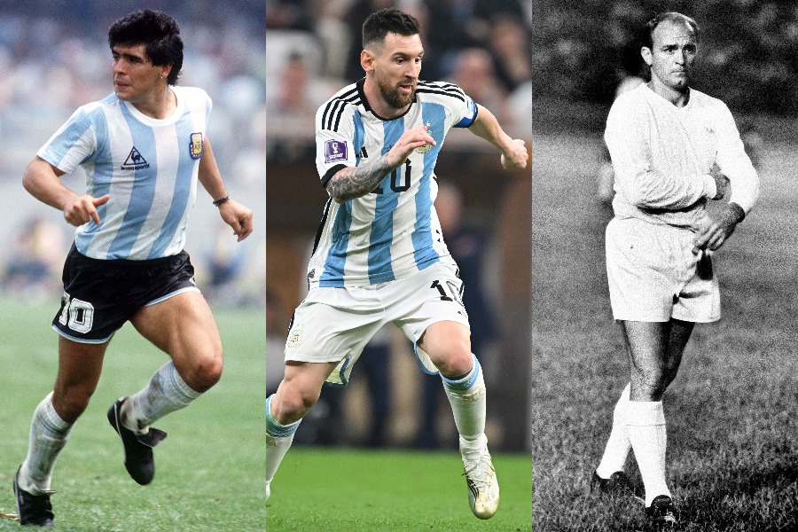 アルゼンチン代表ベストイレブンに選ばれた名選手たちは？【写真：徳原隆元&Colorsport&AP&アフロ】
