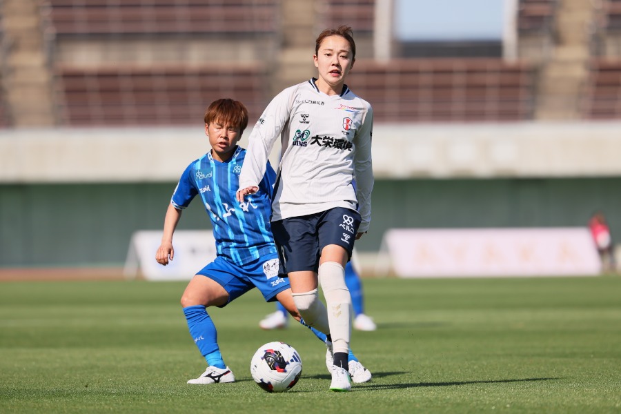 INAC神戸の吉田莉胡【写真：(C) WE LEAGUE】