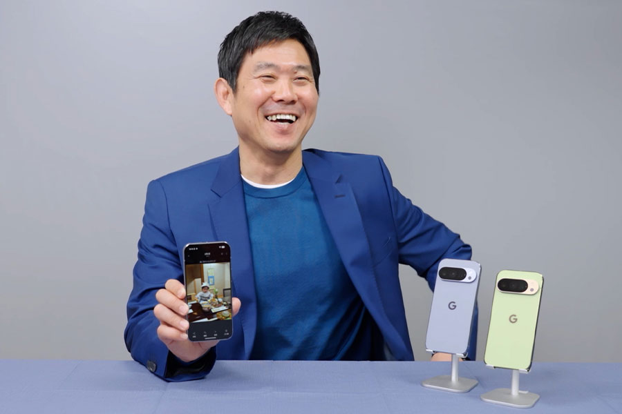 森保一監督がGoogleのCMに登場【写真提供:Google】