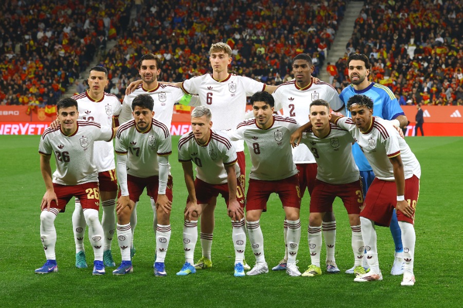 北中米W杯に臨むスペイン代表【写真:ロイター/アフロ】
